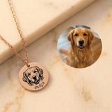Personalized bracelet with a pet portrait